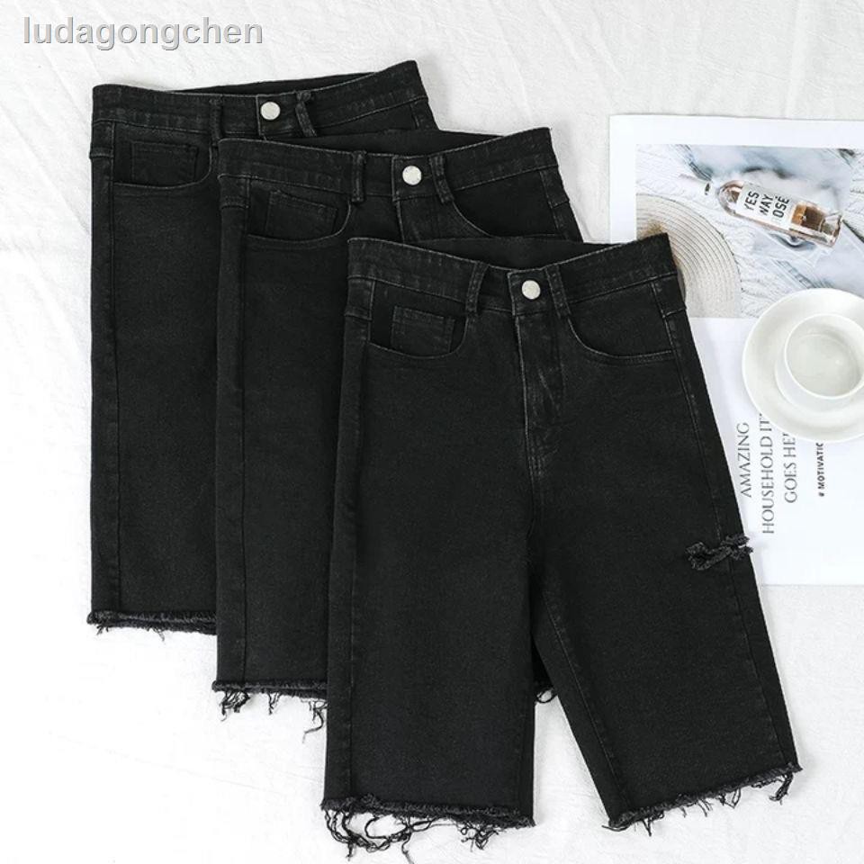 Đen Quần Short Denim Lưng Cao Ôm Dáng Thời Trang 2020 | BigBuy360 - bigbuy360.vn