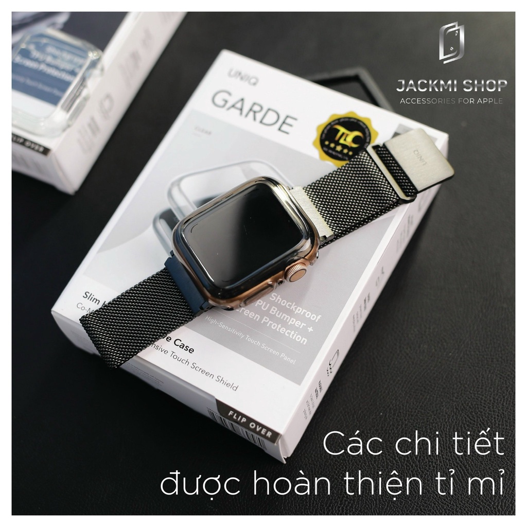 [CHÍNH HÃNG UNIQ] ỐP APPLE WATCH BẢO VỆ MÀN HÌNH GARDE HYBRID