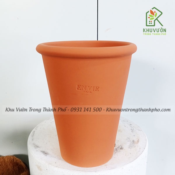 Chậu đất nung miệng loe envi hàng xuất khẩu