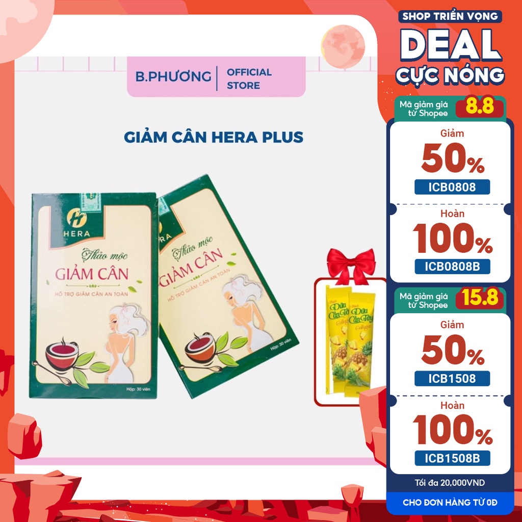 Giảm Cân Hera Plus Trà Thảo Mộc Giảm Cân Nhanh Detox Giảm Béo Cấp Tốc An Toàn Hiệu Quả Không Phải Thuốc Giảm Cân