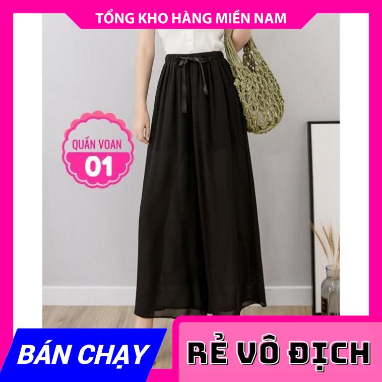 QUẦN VOAN ỐNG RỘNG SIÊU XINH V01 ⚡100% ẢNH THẬT⚡ CHUYÊN SỈ - GIÁ TỐT MY