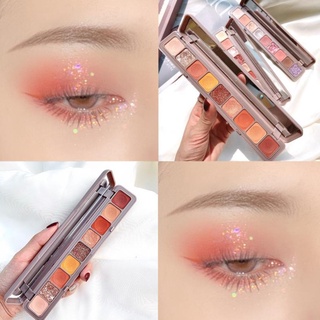 🌈🍒🍊 bảng phấn mắt 9 ô led lameila no.3600 siêu dễ thương - a7t3
