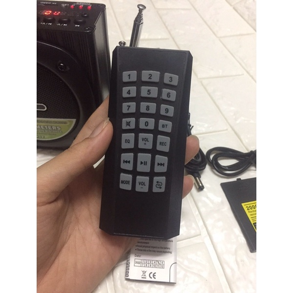 Loa Trợ Giảng Daile Q92 Có Điều Khiển ,Loa Vỏ Kim Loại Nhử Chim