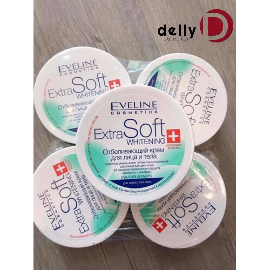 Kem dưỡng Eveline Extra Soft Whitening 200ml - Hàng chính hãng Nga