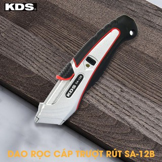 Dao rọc cáp Nhật trượt rút lưỡi 3 chế độ KDS SA-12B Nhật Bản