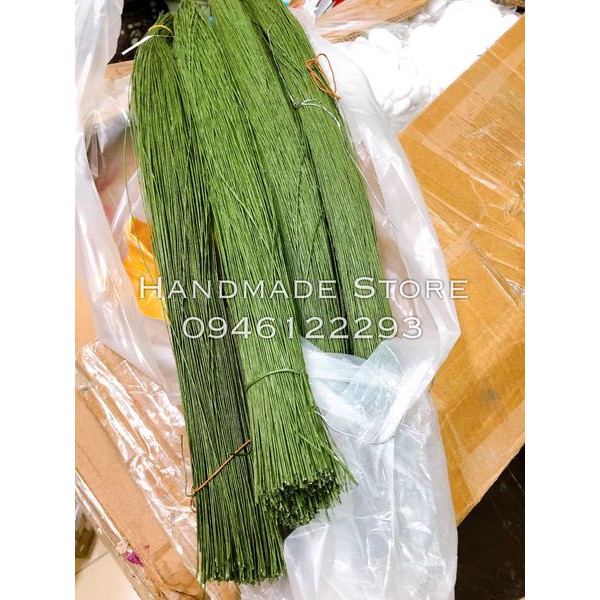 Kẽm cành lõi mỏng quấn sáp 60cm