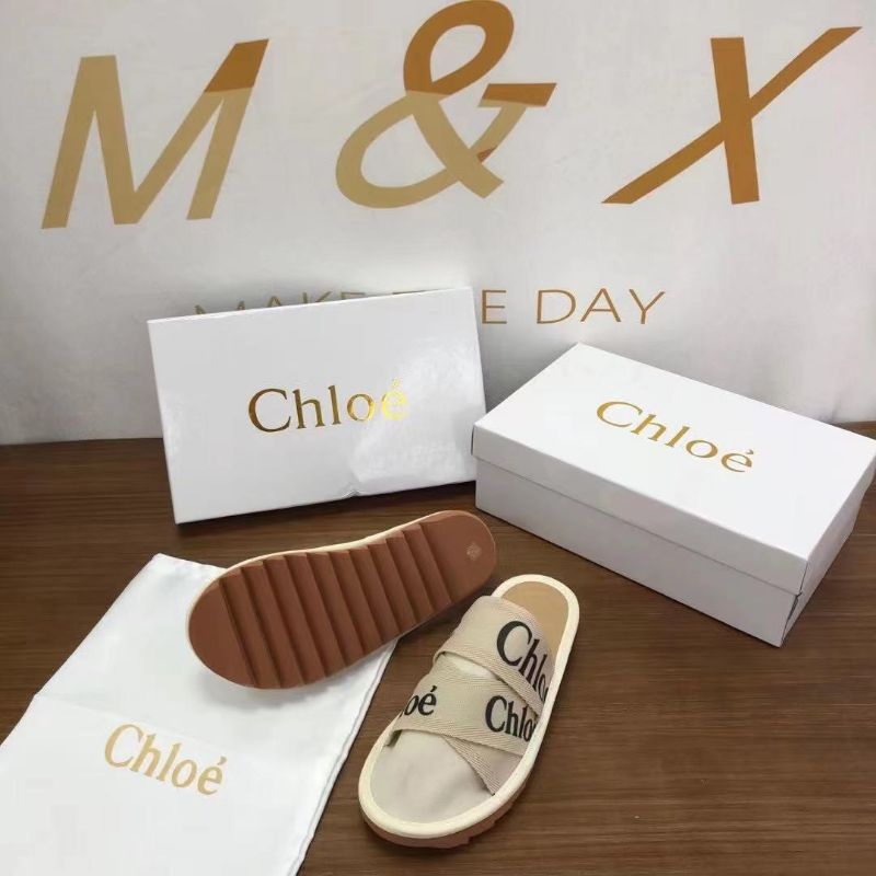 x(ẢNH THẬT) Dép Sục Chloe Quai Chéo Vải Phối Da Xịn Mềm Êm Fullbox Bill Túi Cao Cấp
