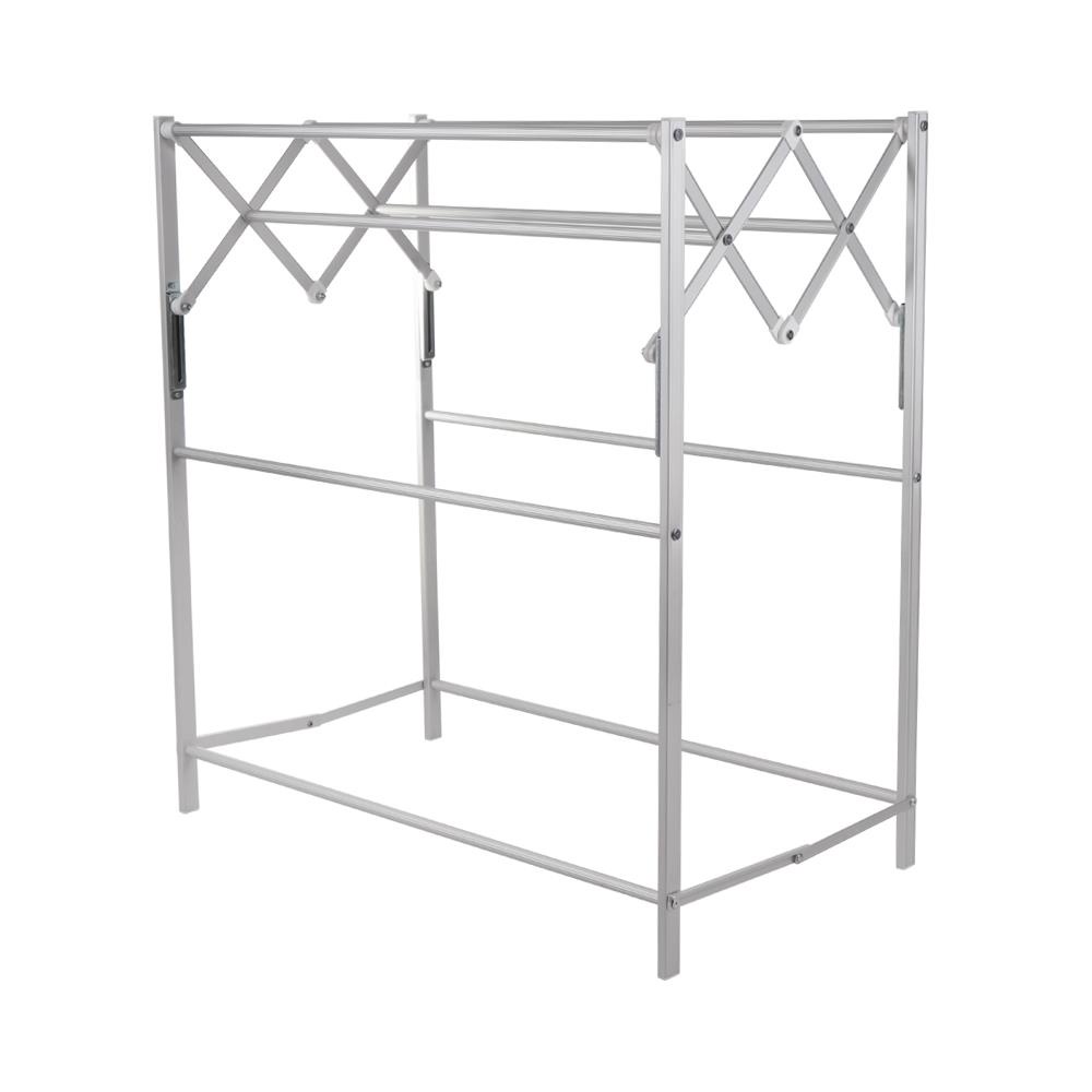 HomeBase PLIM Sào phơi quần áo bằng nhôm 9 thanh phơi có thể gấp lại Thái Lan W82.4xH90.9xD47cm