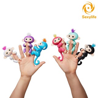 SL♣ Children Toys Fingerlings Interactive Finger Monkeys Smart Induction Fingers Llings Kids Christm