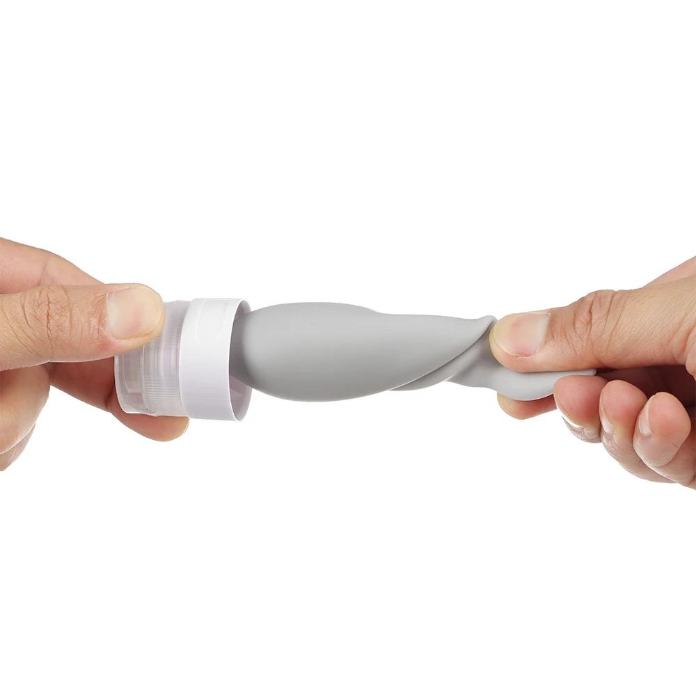 Chai Silicone Rỗng Đựng Mỹ Phẩm 30ml / 50ml / 80ml Tiện Dụng Khi Đi Du Lịch