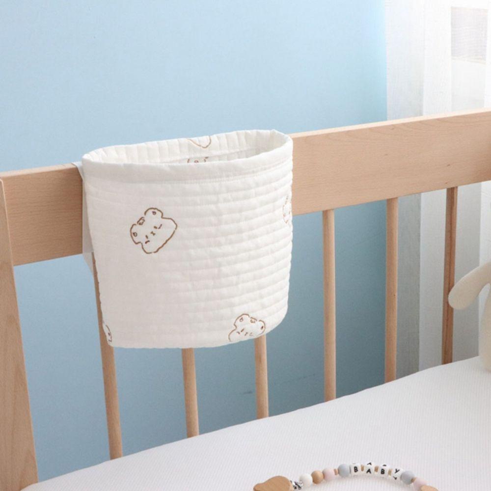 Túi Đựng Tã Lót Bằng Vải Cotton Thêu Họa Tiết Sang Trọng Siêu Bền Tiện Dụng Cho Gia Đình