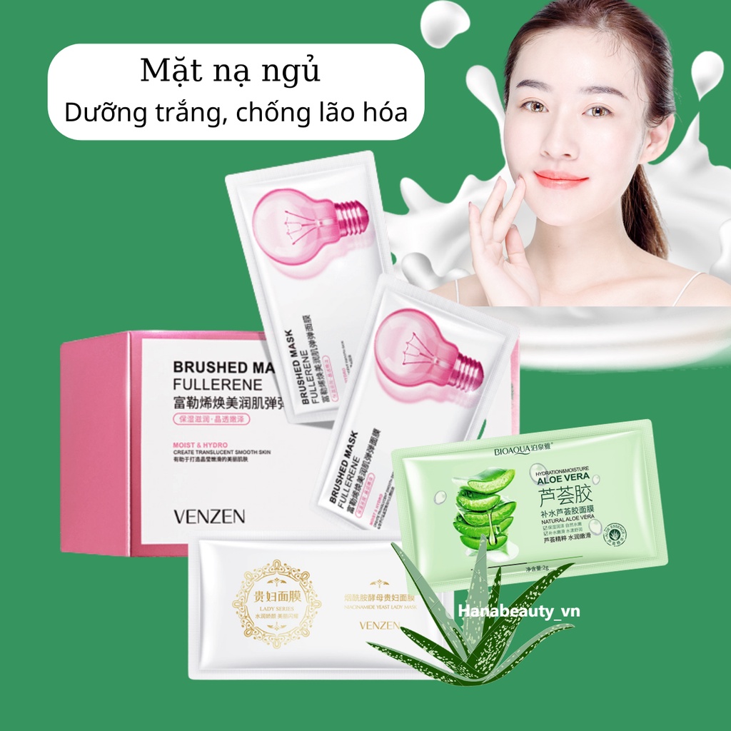 Mặt Nạ Ngủ Collagen 3 Loại Chống Lão Hoá Chăm Sóc Da Từ Sâu Bên Trong Nội Địa Trung