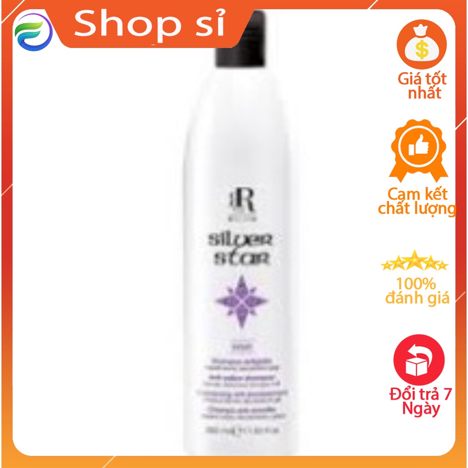 DẦU GỘI TÍM KHỬ ÁNH VÀNG, CHĂM SÓC TÓC VÀNG SÁNG REAL STAR RR CHUẨN Ý 1000ml