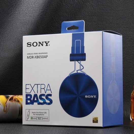 [ Free ship ] Tai nghe chụp tai dây rời SONY Extra Bass XB650AP