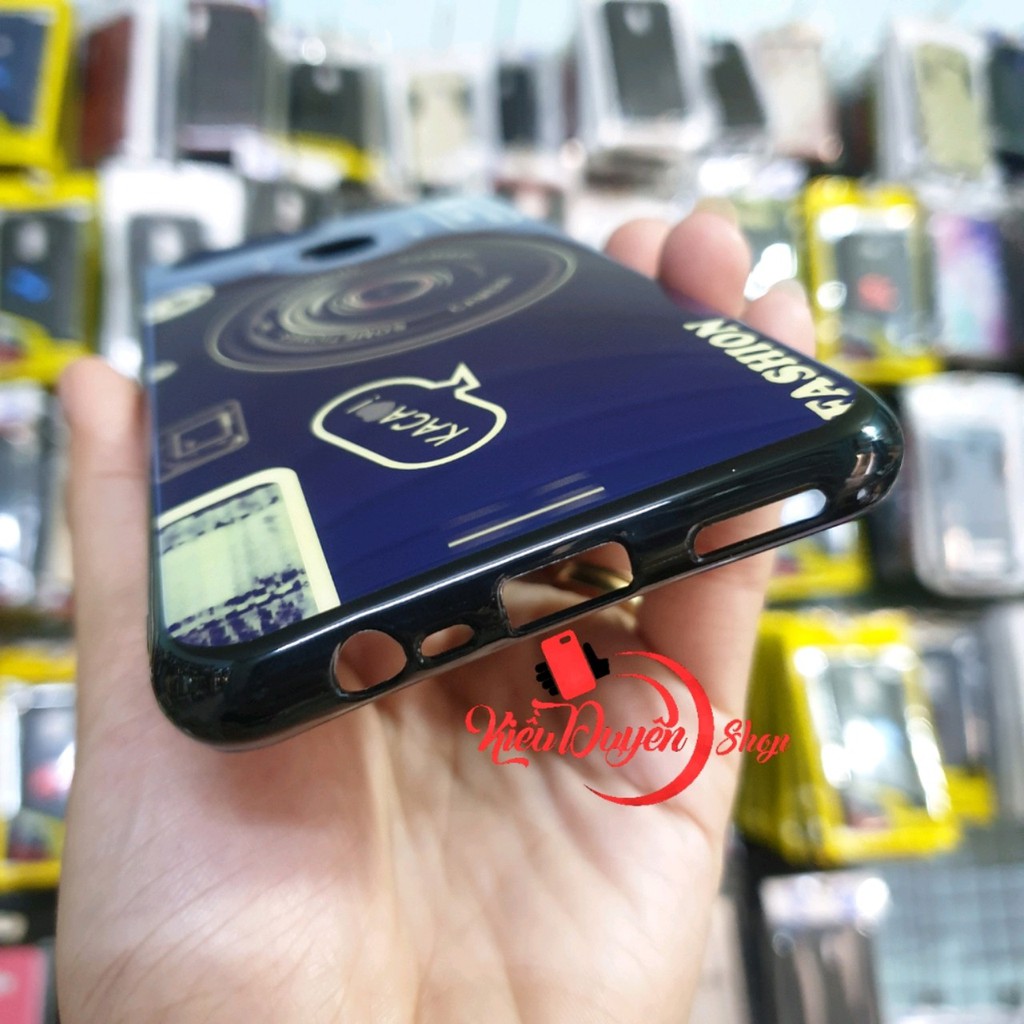 Ốp lưng Realme 2 hình máy ảnh kèm giá đỡ và dây đeo