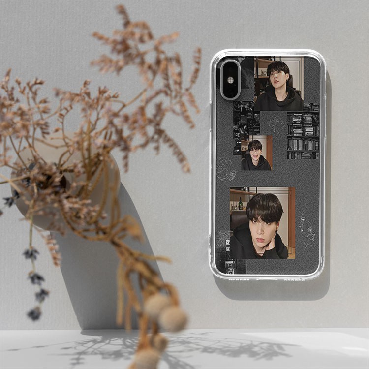 Ốp lưng iphone silicon Idol KPOP BTS Suga cute  BLUBTS0158