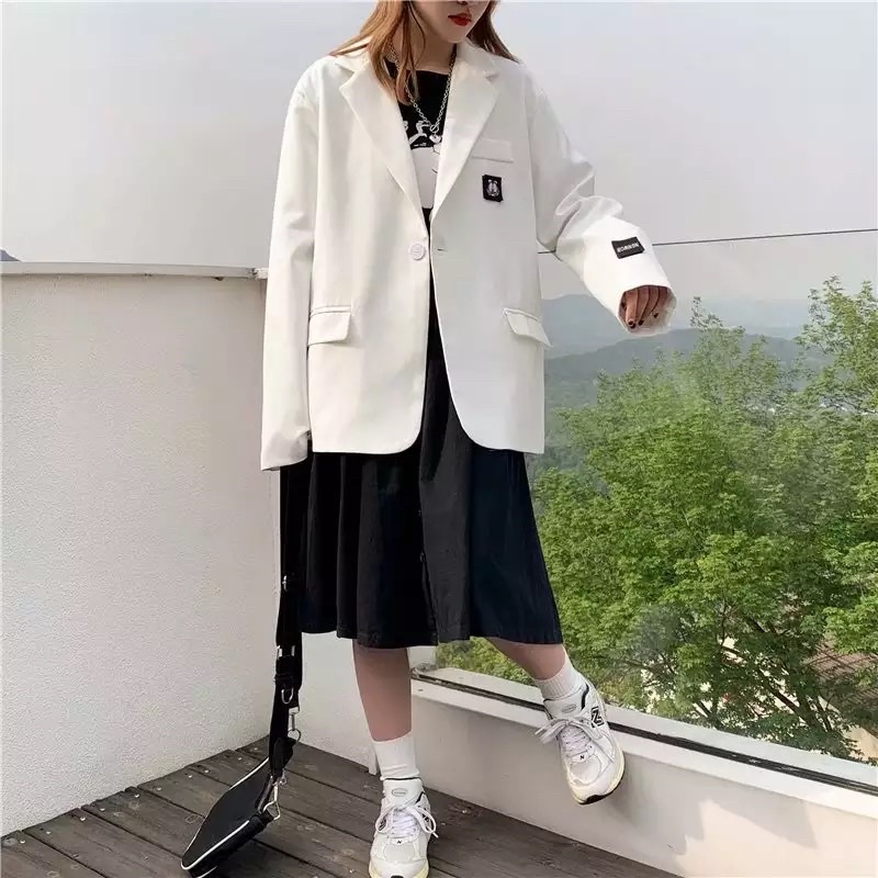 ÁO KHOÁC BlAZER NAM NỮ-Áo Khoác Vest T-A-N thời trang unisex phong cách Hàn Quốc AV016 dễ phối đồ màu đen, kem trắng | BigBuy360 - bigbuy360.vn