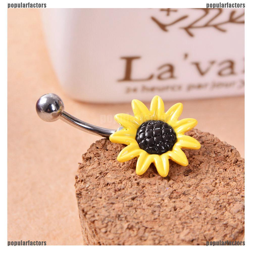 Khuyên Rốn Hình Hoa Cúc Thời Trang Xinh Xắn