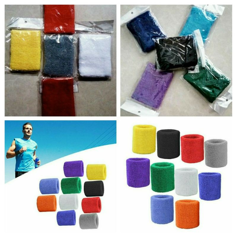 Combo 2 băng cổ tay lớn màu sắc thời trang size to dài 10*8 cm hàng chất đẹp