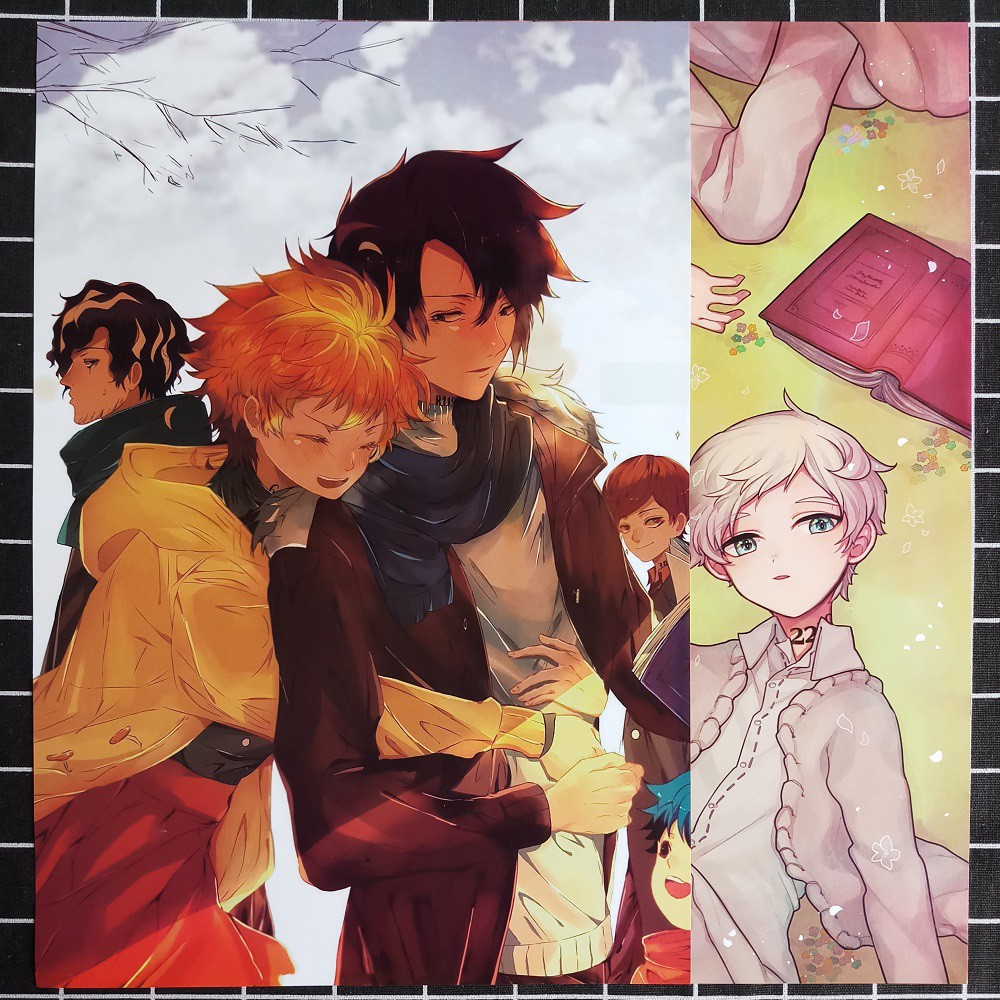 Poster Anime Yakusoku No Neverland (8 Tờ)