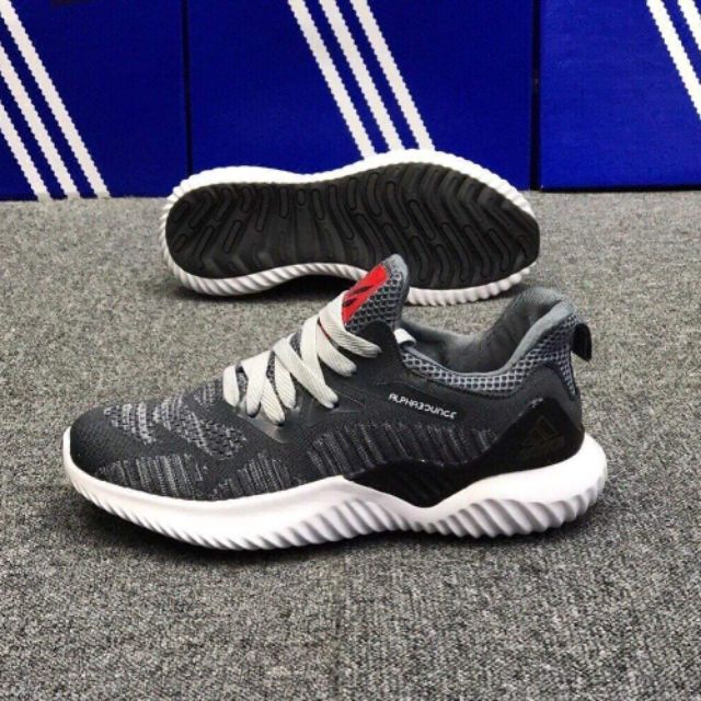 Giày boun xám đỏ