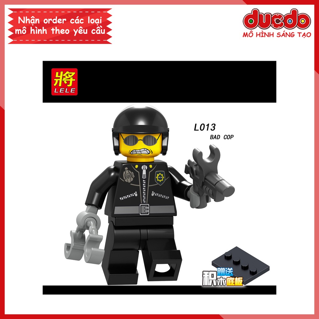 Minifigures các nhân vật trong Movie - Đồ chơi Lắp ghép Xếp hình Mini Mô hình LeLe L009-016