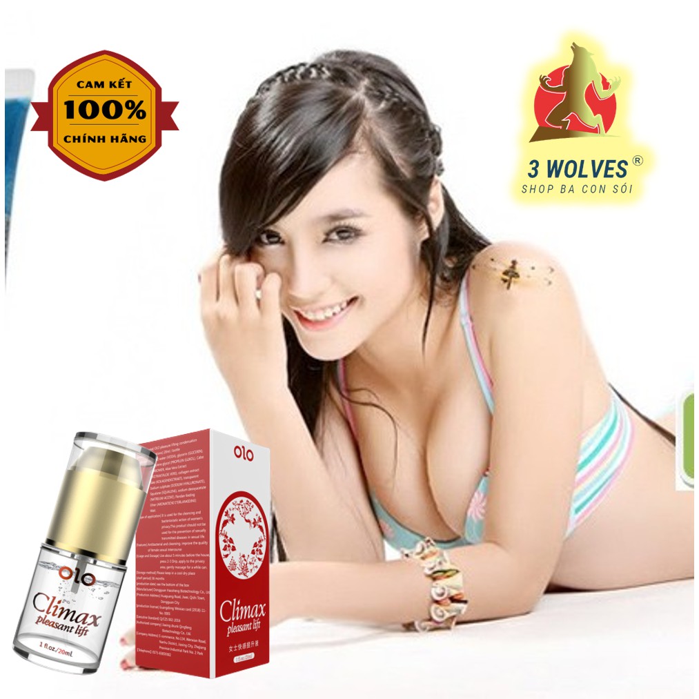 Gel bôi trơn OLO Climax mùi cherry 20ml - 3Wolves