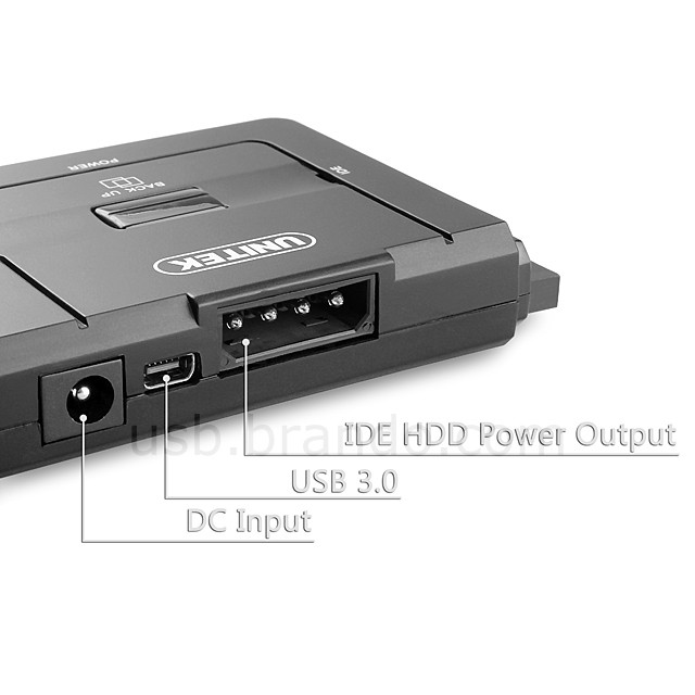 CÁP CHUYỂN USB 3.0 SANG IDE VÀ SATA DÙNG CHO Ổ CỨNG, Ổ DVD 2.5' + 3.5' UNITEK Y 3322A