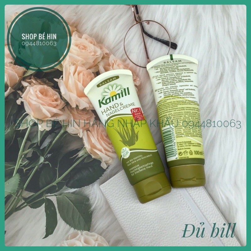 Kem dưỡng da tay Kamill Balsam, kem dưỡng ẩm cho da tay mềm mịn, Hàng Đức chính hãng