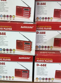 Radio có chức năng đọc Thẻ Nhớ, Usb Bannixing D-68E
