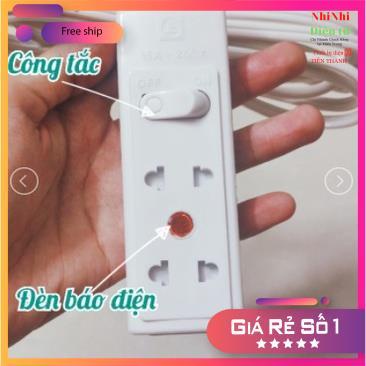 Ổ cắm điện Tiến Thành® dây 2.5m công suất 2000W (Hàng Việt Nam chất lượng cao)- Ổ cắm điện tiến thành