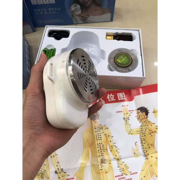 Máy Xông Ngải Cứu - Xông Cổ , Đầu Gối, Khớp Xương