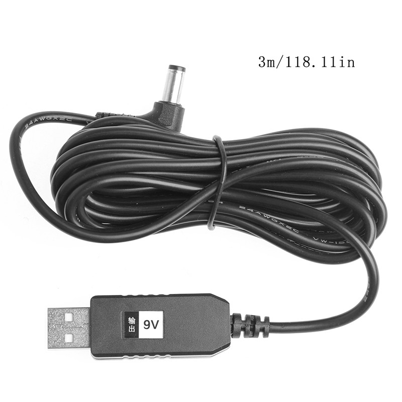 Cáp chuyển đổi USB DC 5V sang DC 12V 2.1x5.5mm