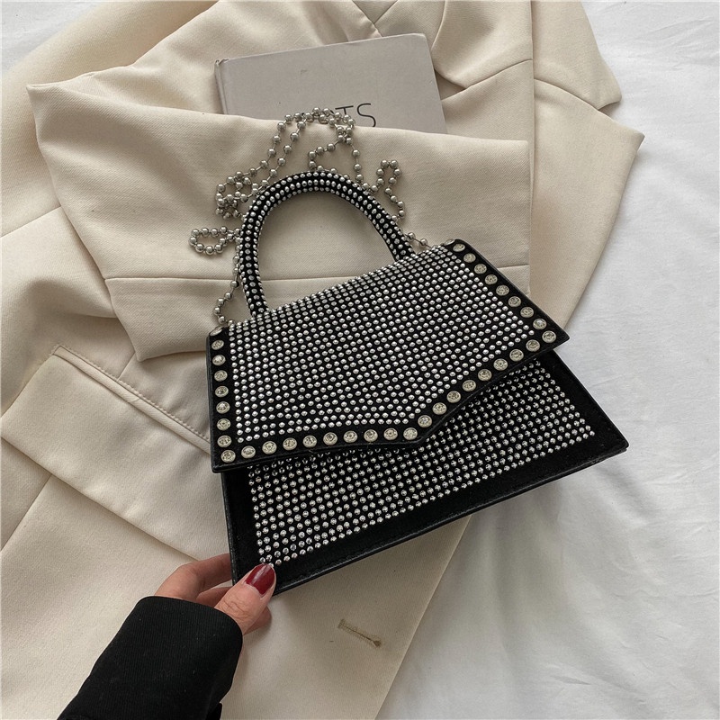 Túi Đeo Vai Đính Đá Đơn Giản Thời Trang Mùa Hè 2022 Cho Bạn Gái