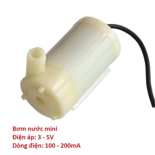 Bơm nước mini 5V bơm hồ cá non bộ