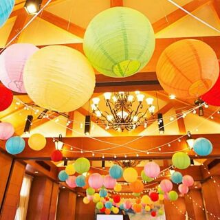 Lồng đèn giấy lụa giá rẻ đẹp 30cm