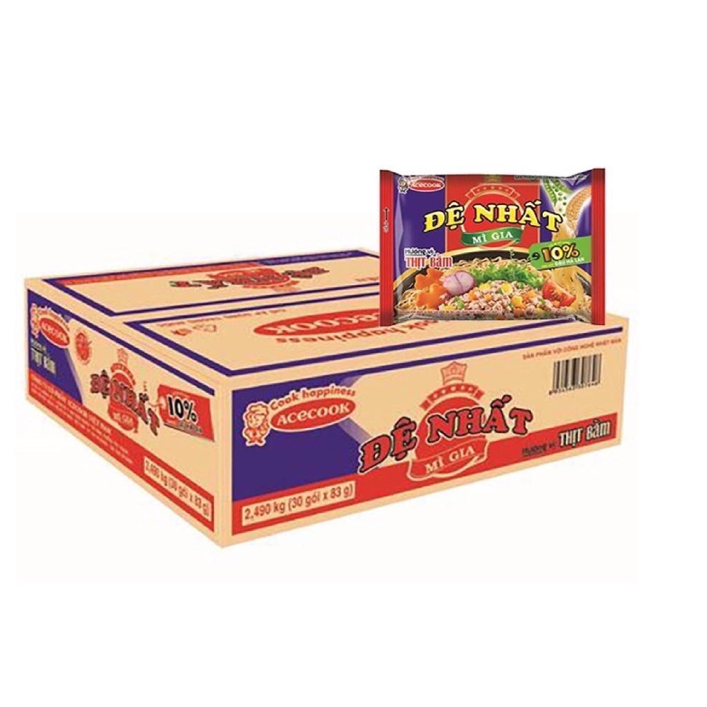 Mì đệ nhất hương vị thịt bằm thùng 30 goi1x 83g