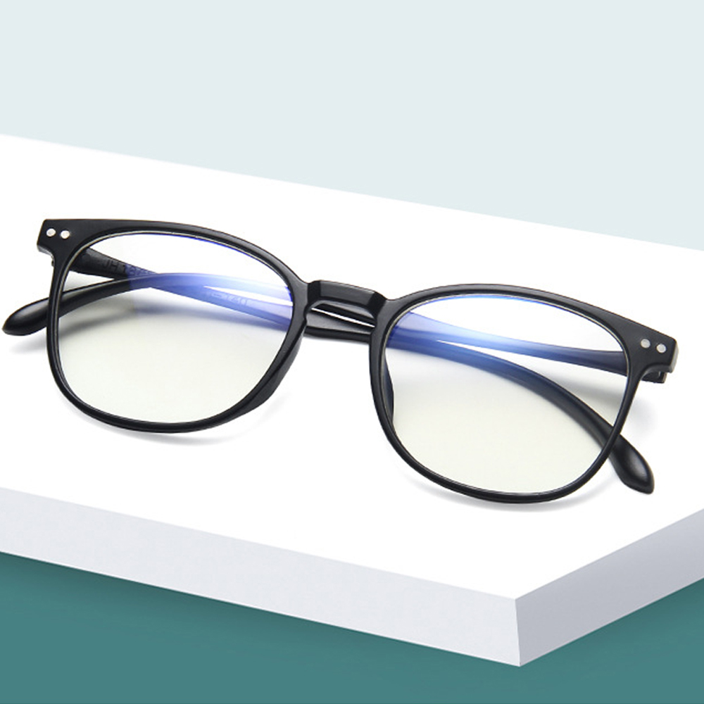 YVETTE Fashion Optical Eyewear Vision Care Computer Goggles Anti-blue Light Glasses Women Oversized Classic Retro Eyeglasses