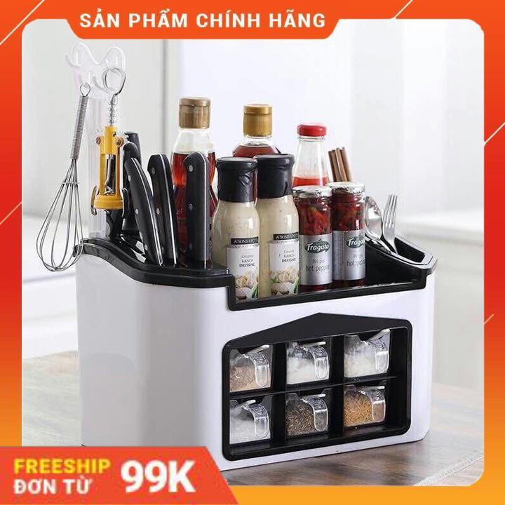 [GIẢM 50%] HỘP ĐỰNG GIA VỊ VÀ DỤNG CỤ NHÀ BẾP ĐA NĂNG CAO CẤP