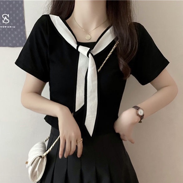 Áo Thun NgắN Tay DáNg Ôm ThờI Trang Cho Áo phông Nữ WT-TX-68