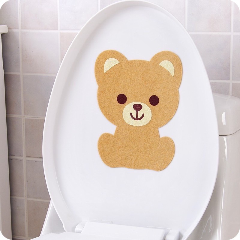 MIẾNG DÁN KHỬ MÙI TOILET THAN HOẠT TÍNH HÌNH THÚ NGỘ NGHĨNH