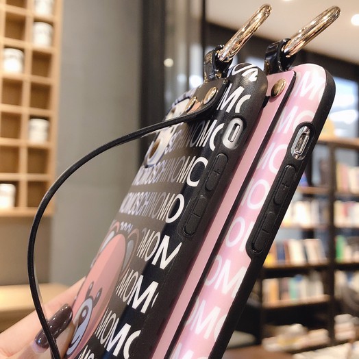 Ốp Điện Thoại Moschino Có Dây Đeo Tay Cho Iphone 11 Pro Xsmax Xr | BigBuy360 - bigbuy360.vn