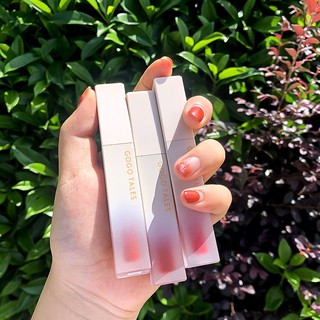 Son Kem Màu Nhung Lì Cao Cấp Gogo Tales White Tube Glossy Lip Glaze