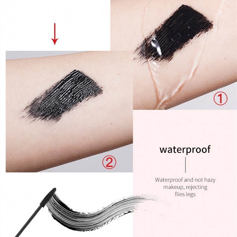 Mascara Sợi Tơ 4D YANQINA Chống Thấm Nước Không Nhòe Chuốt Dày Và Cong Mi