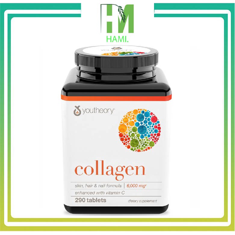 Viên uống collagen youtheory 290 viên của Mỹ