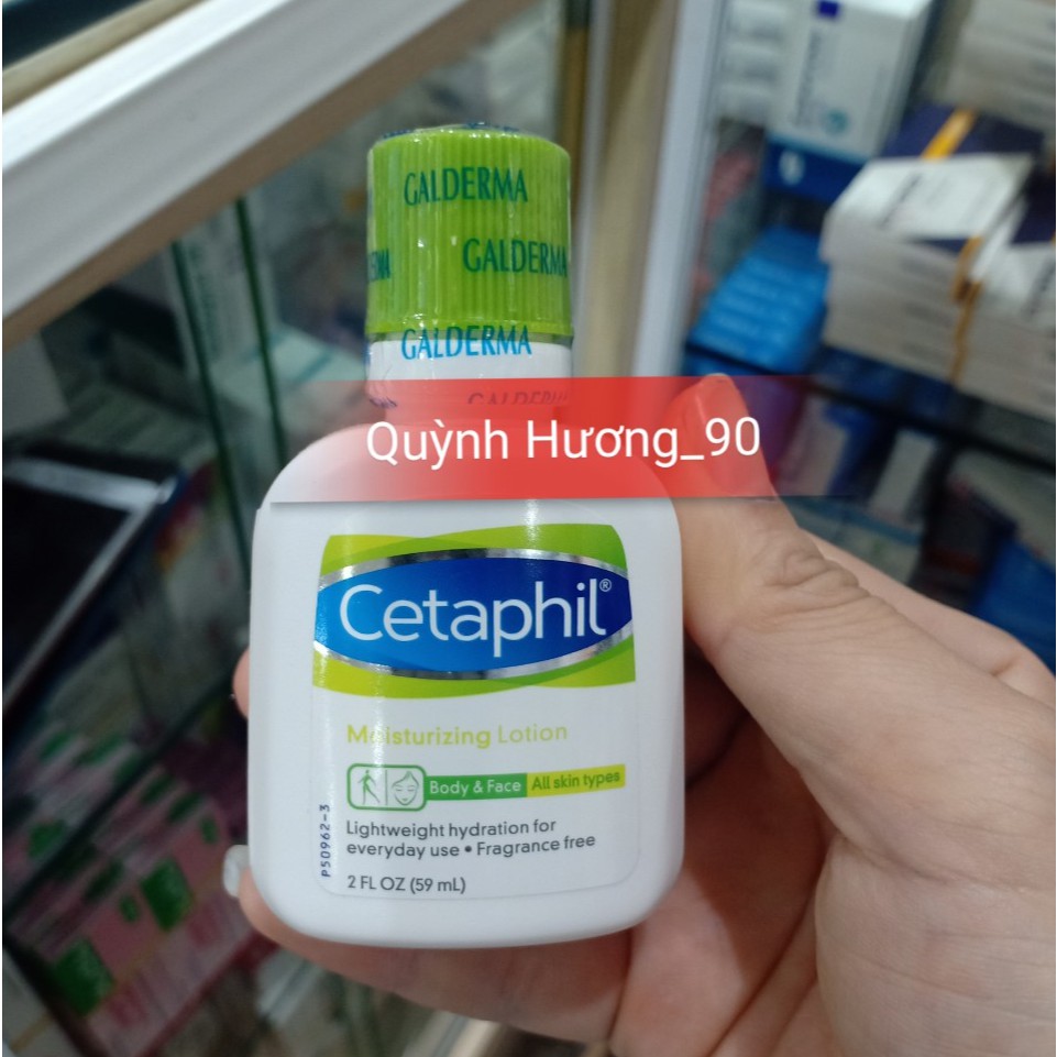 Sữa dưỡng ẩm CETAPHIL Moisturizing lotion 59ml dùng cho da mặt và toàn thân