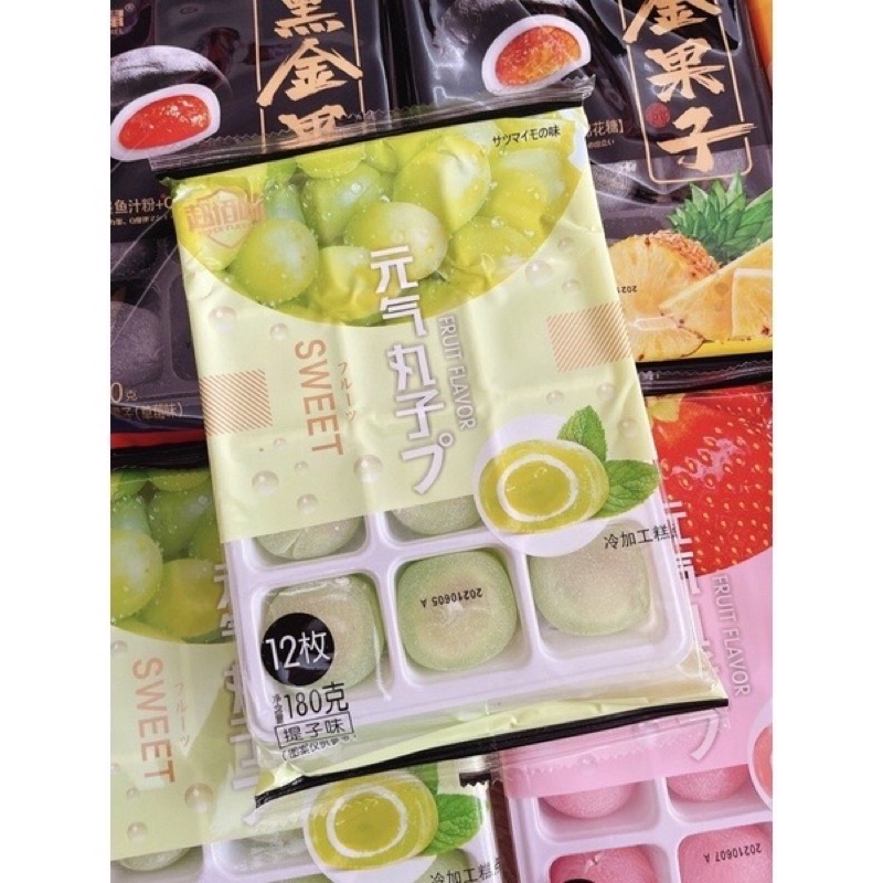 Bánh MOCHI KEM LẠNH 💖FREESHIP💖 Mochi nhật mỗi gói 12 chiếc bánh thơm ngon