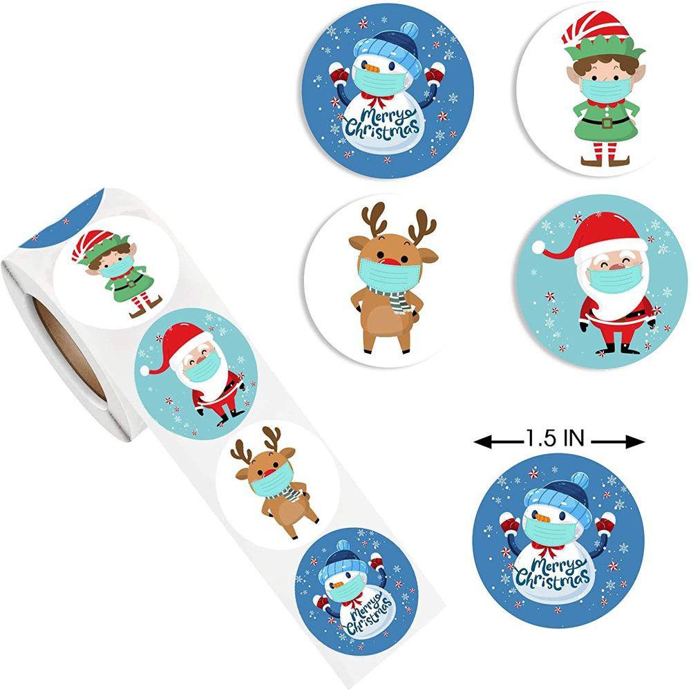 Set 500 Sticker Dán Trang Trí Giáng Sinh