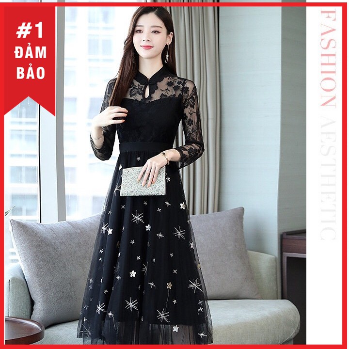 Đầm nữ đầm dự tiệc cưới sang trọng Thời Trang Emy QC1