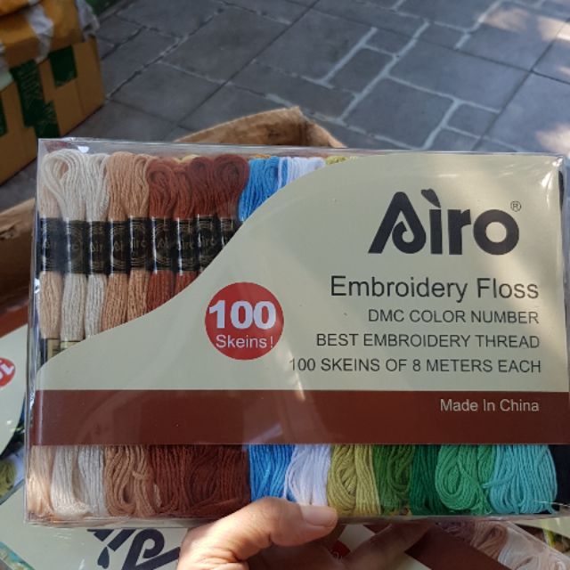 Set chỉ airo và phụ kiện
